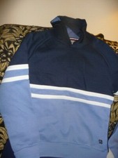 NWT NICE BOY/GIRL HOODIE SZ 14/16 BLUE/NAVY COTTON/POLY FLEECE