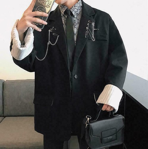 fashion trend Korean loose suit coat 