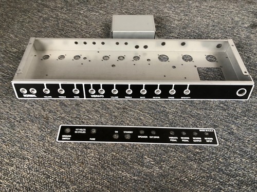Blackface Deluxe type chassis, cap pan-18, finished Black face plates 18 steel. - Picture 6 of 6
