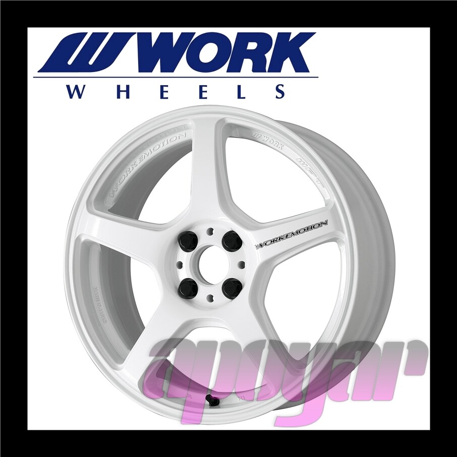 WORK EMOTION T5R WHEEL (1pcs) 17 inch 7.0J 48 5H 100 Ice White