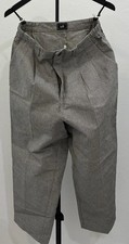 Vintage Lee High Waisted Pleated Pants Womens 10 Gray Trousers
