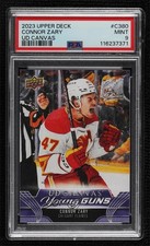 2023 Upper Deck Extended Series UD Canvas Young Guns Connor Zary PSA 9 MINT 0u6f