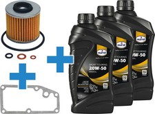 Yamaha XT500 SR500 Ölwechsel Set, komplett mit ÖL Ölfilter Dichtungen Oil Change