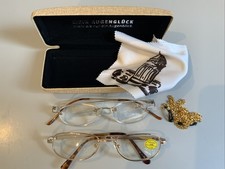 LESEBRILLEN neu,2er Set.+1.00dptr.versch.Modelle,Brillenkette+Box+Tuch