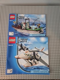 Lego City Coast Guard Plane 60015 / Instructions Included