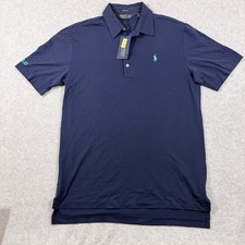 Polo Golf Ralph Lauren Polo Shirt Mens M Navy NWT Stretch Lisle Short Sleeve