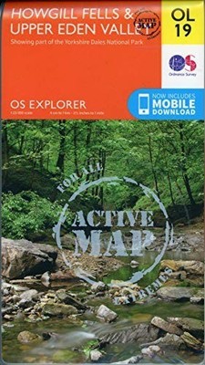 Howgill Fells & Upper Eden Valley Map | ... by Ordnance Survey Sheet map, folded