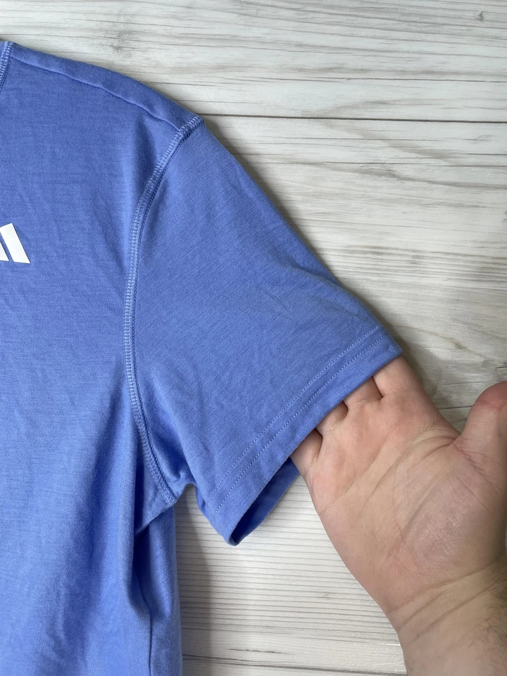 Adidas Camisa Mujer Extra Pequeña Púrpura Entrenamiento Recortado Camiseta Top Entrenamiento Atlético Foto 3 de 4