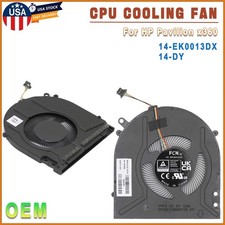 Original CPU Cooling Fan For HP Pavilion x360 14-EK0013DX 14-DY 2-in-1 Replace