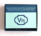 2020 End of World War II 75th Anniversary American Eagle Silver Proof Coin W COA