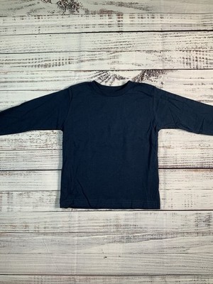 41 Bulk Wholesale Kids Unisex Navy solid T-Shirts Long Sleeve 100