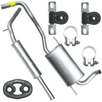 Auspuffanlage SchalldäMpferset Auspuff FüR VW Polo III 3 6N 6N2 94-01 1.3
