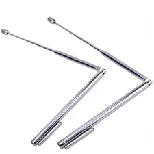 Dowsing Rods 2PCS Retractable Divining Rods for Dousing Ghost Hunting Spirit W
