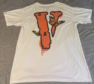 Juice WRLD x Vlone Butterfly T-Shirt White Size L