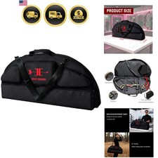 Archery Bow Case Waterproof Soft Padded Bow Bag with Pockets Lightweight 37 Inch