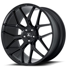 20x8.5 Asanti Black Wheels Abl-27 Dynasty Gloss Black Rims 5x114.3 Et38 1pc