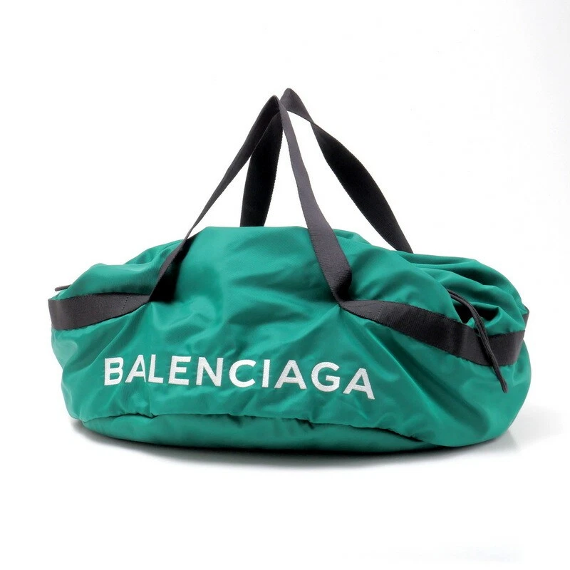 Piumino Balenciaga Boston Borsa Logo Ruota Marca Made In Italy Abbigliamento Usato1