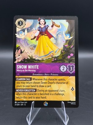 Snow White - Merry as the Morning 37/204 Legendary Wilds Unknown NM