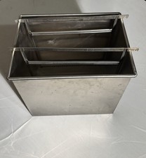 Large Format Stainless Steel Developing Tank With Two Kodak No 4A 8x10 Hangers
