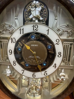 Seiko Special Collectors Golden Trumpets Melodies In Motion Wall