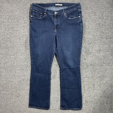 Levi's Jeans Womens 16 Blue Classic Bootcut Mid Rise Dark Wash 33x32 5-Pocket