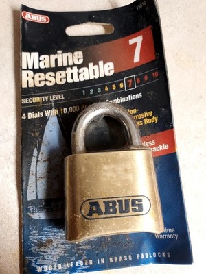 ABUS Marine Resettable Combination Lock