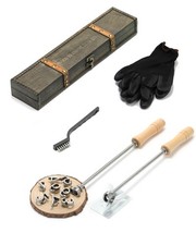 AIMOADO 1" 10 Pcs Number Branding Iron for Wood, Leather, Food, Hats