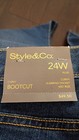 Style & Co Womens Curvy Modern Bootcut Jeans 24W NWT  — photo 3