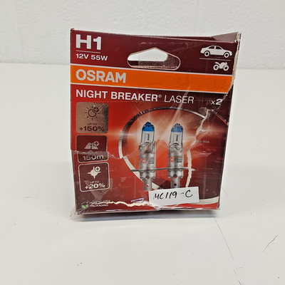 Return item H1 OSRAM Night Breaker Laser Halogen Headlight Bulbs 64150NL-2HB 2X