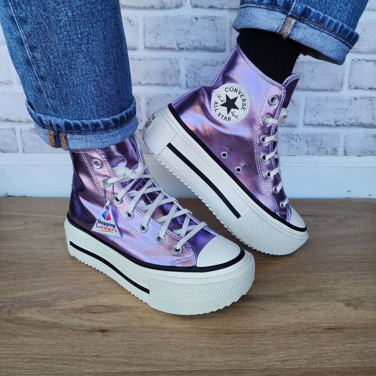 Converse Chuck Taylor All Star Purple Athletic Shoes for Women for 