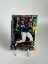 2025 Topps Chrome - Tyler Locklear #41 Prism Refractor (RC)