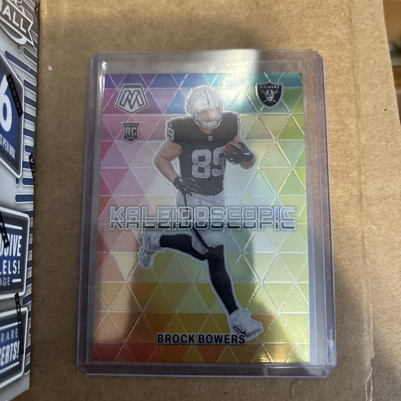 2024 Panini Mosaic KALEIDOSCOPIC Brock Bowers ROOKIE SSP #23 - Las Vegas Raiders