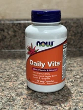 Now Foods Daily Vits Multi Vitamin & Mineral 120 VegCap Exp 12/26