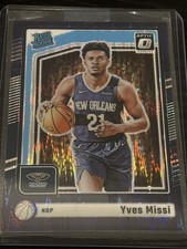 2024-25 Panini Silhouette Yves Missi #265 Purple Shock Rookie RC