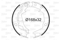 Valeo Bremsbackensatz Feststellbremse 564138 FüR KIA Hyundai I20 1 PB PBT Sonata