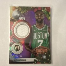 Topps 2025-26 Holiday Jaylen Brown Game Used Jersey Relic /199 #PR-JB