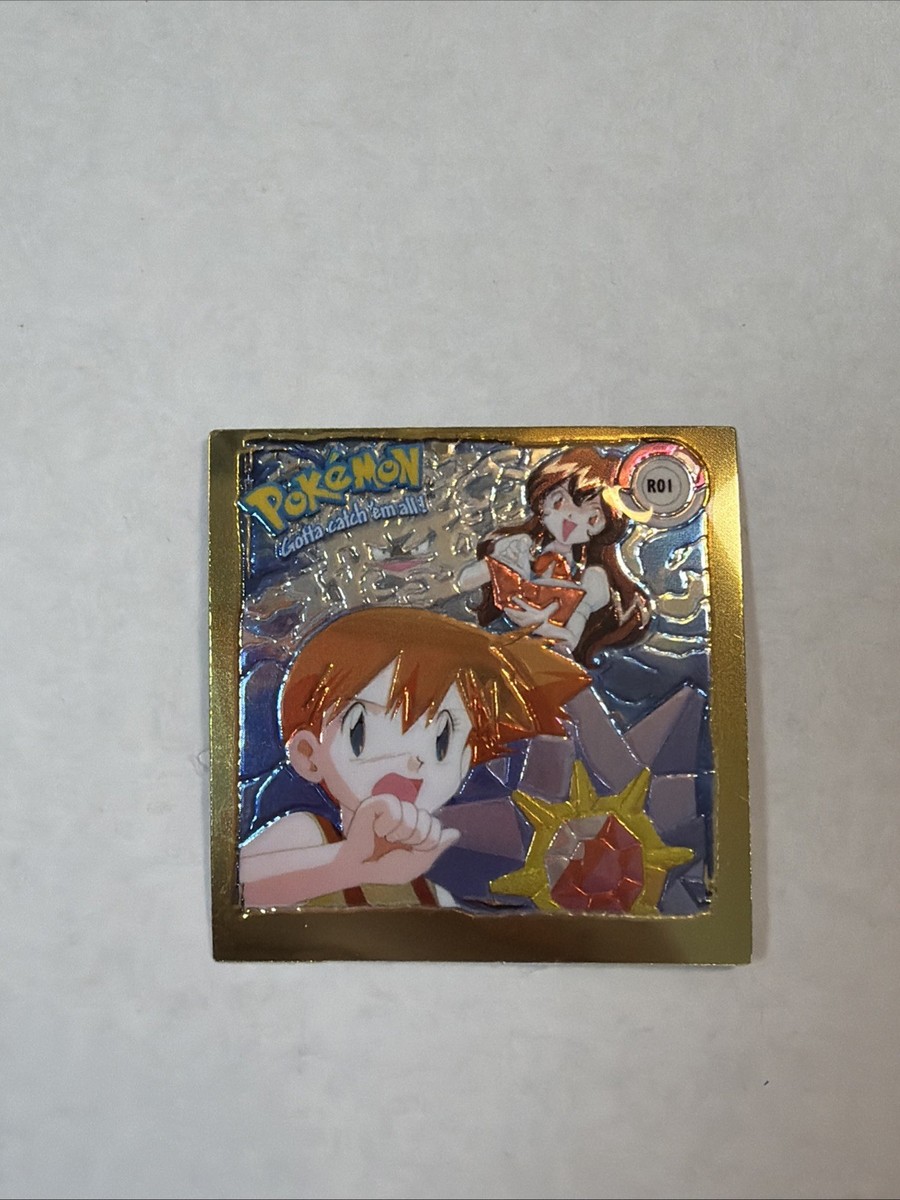 Misty R01, NM, Gold Bordered Holo, Artbox Series 1, 1999 Sticker