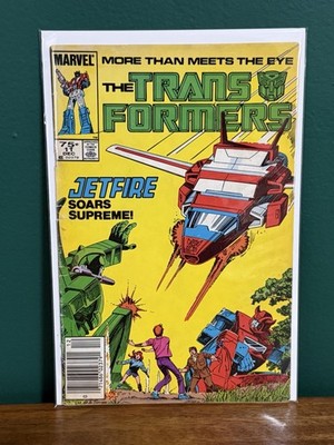 Transformers #11 Marvel Comics 1985 1st App Jetfire (Skyfire)   Newsstand VG/FN