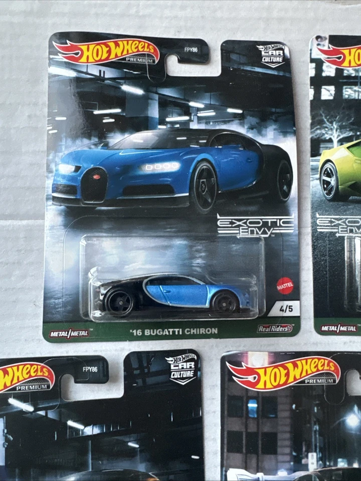 Hotwheels 1/64  🇨🇵 Exotic envy Serie 5/5 Métal et roues gomme de 2021 Bugatti - Photo 2/4