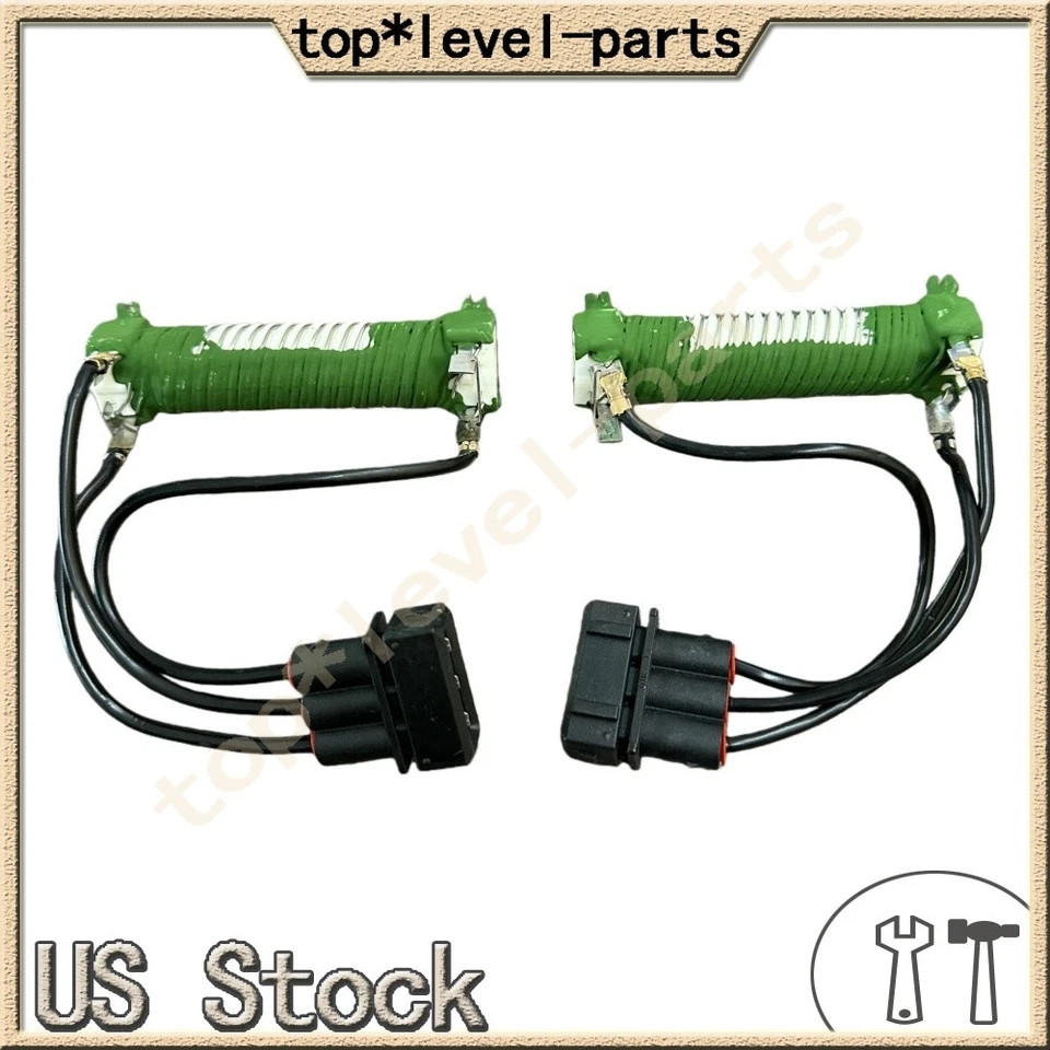 2x Resistencia reguladora del ventilador para VW T4 Transporter IV Seat Alhambra 1992-10 EE. UU. Foto 2 de 4