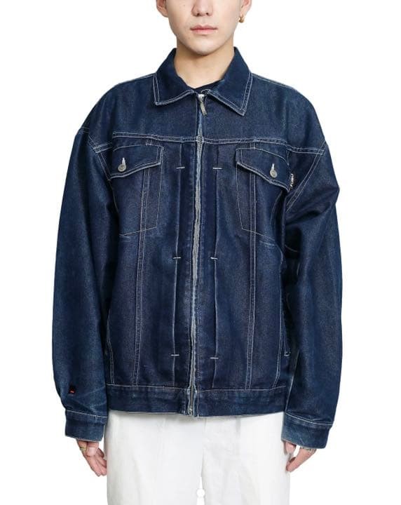 USED ZIP UP DENIM JACKET SULLEN TOKYO GOOD