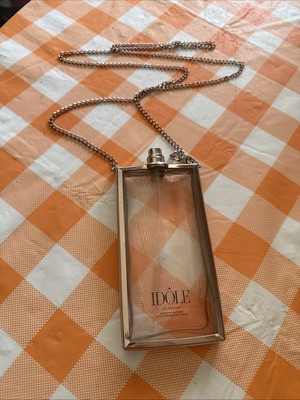 Rare Lancome Idole Bottle With Chain Crossbody Strap 20% Full