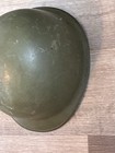 Vintage Korean War US Military M1 Helmet With Liner Strap Used Olive Drab Green — photo 4