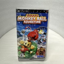 Super Monkey Ball Adventure (Sony PSP, 2006) Case In Rough Shape Game Works