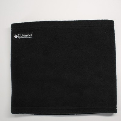 Plain black fleece Columbia neck warmer