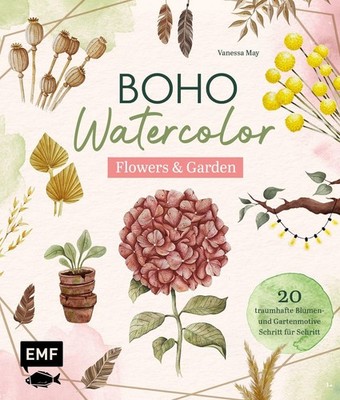 Vanessa May Boho Watercolor - Flowers & Garden
