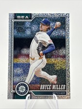 Topps Bryce Miller #331 Silver Glitter Seattle Mariners Baseball Card 2026