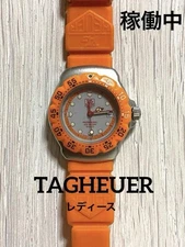 Tag Heuer Formula 1 373.513 Orange quartz watch waterproof in operation good