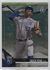 2021 Bowman Platinum Top Prospects Foilboard /299 Erick Pena #TOP-58 0q3