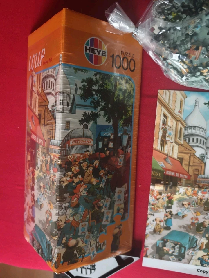 Heye Puzzle Loup "Copy Art", 8776, 1000 Pieces, Complete, Great Condition, Rare - Image 3 of 4